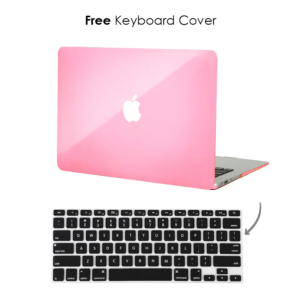 Clear Pink MacBook Case - Image 5