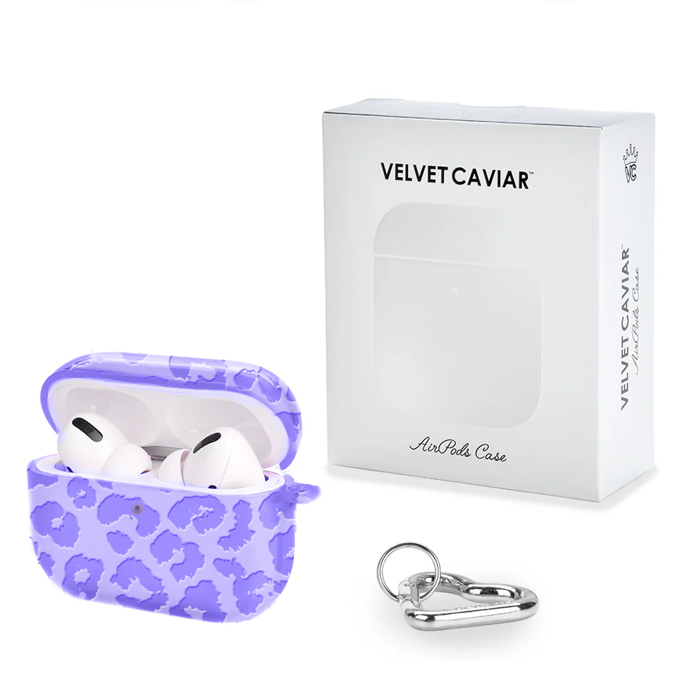 Electric Purple Leopard AirPod Case - Image 10