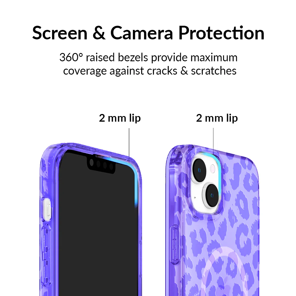 Electric Purple Leopard iPhone Case - Image 15