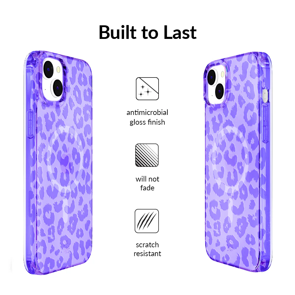 Electric Purple Leopard iPhone Case - Image 17