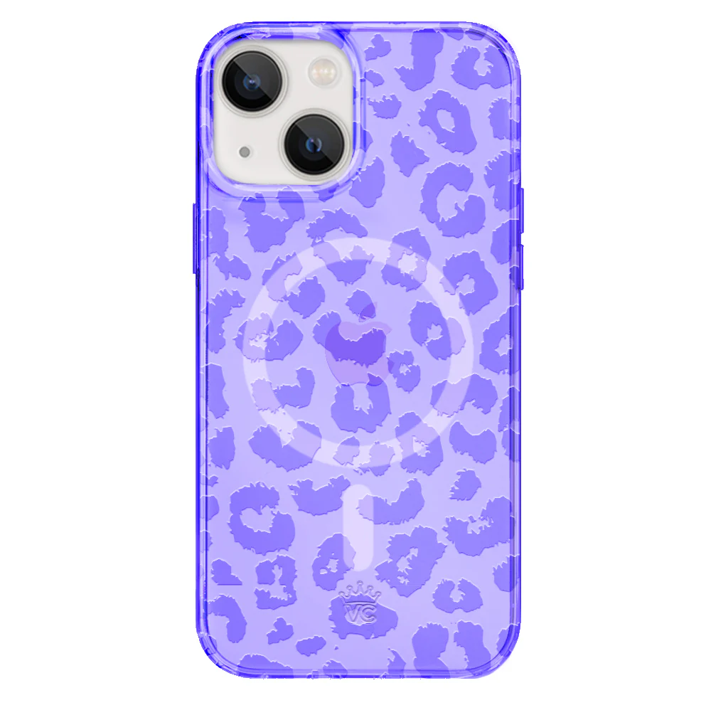 Electric Purple Leopard iPhone Case - Image 25