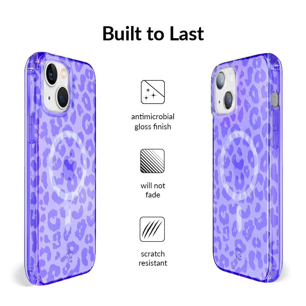 Electric Purple Leopard iPhone Case - Image 35