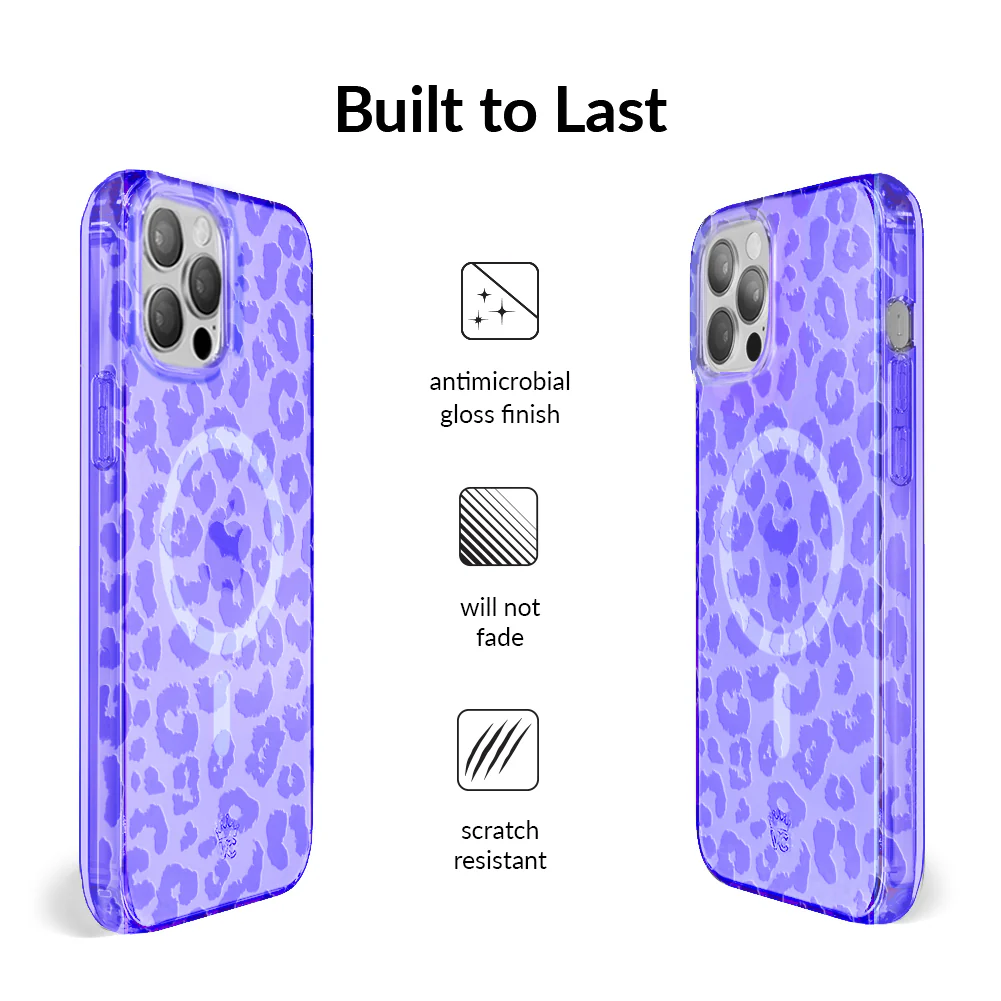 Electric Purple Leopard iPhone Case - Image 41