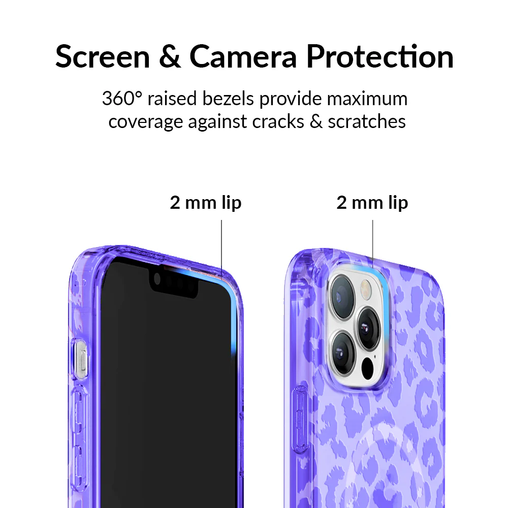 Electric Purple Leopard iPhone Case - Image 45