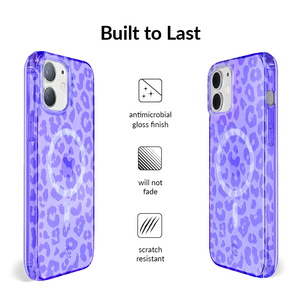 Electric Purple Leopard iPhone Case - Image 53