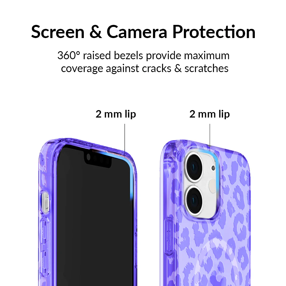 Electric Purple Leopard iPhone Case - Image 57
