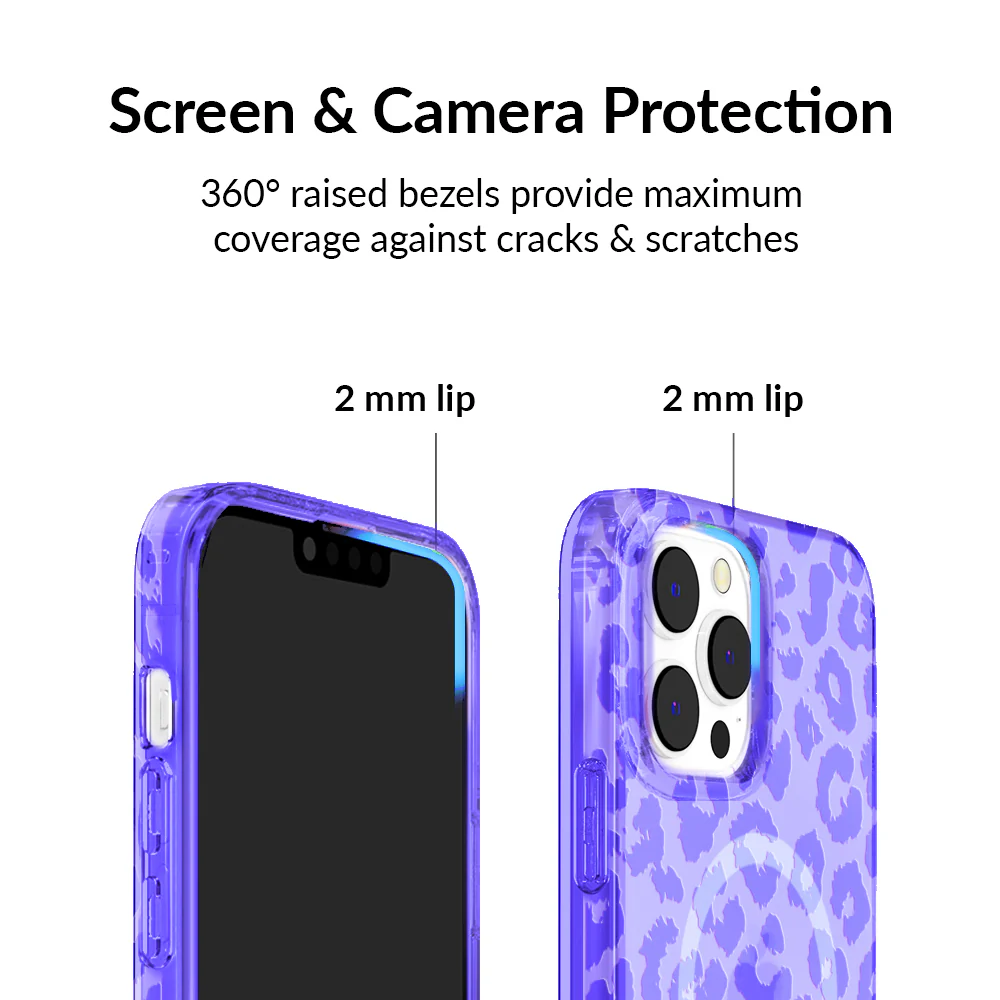 Electric Purple Leopard iPhone Case - Image 9