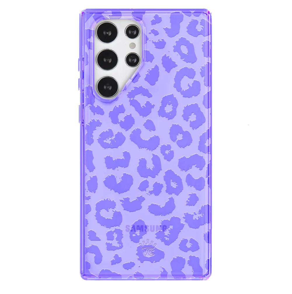 Electric Purple Leopard Samsung Case - Image 27