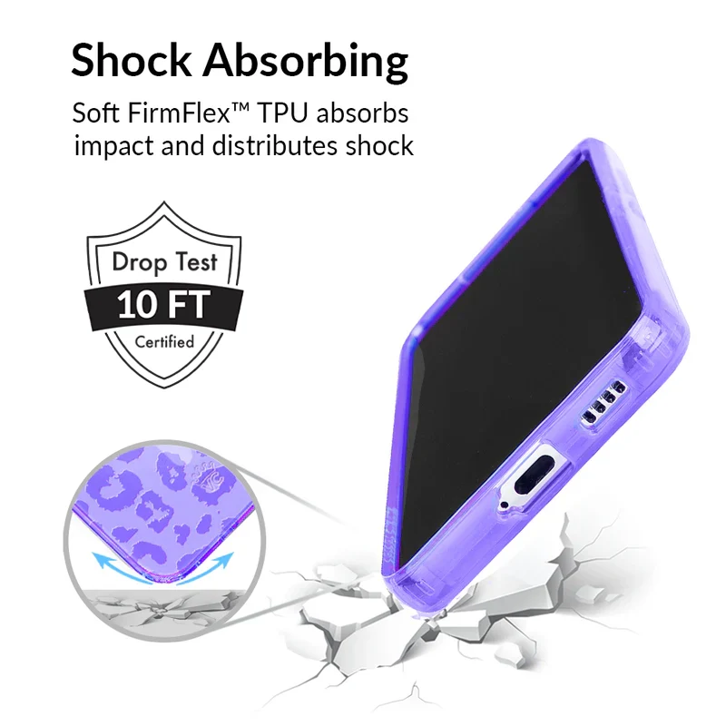 Electric Purple Leopard Samsung Case - Image 28
