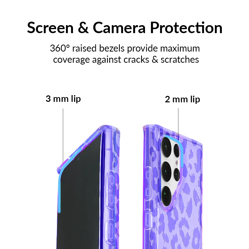 Electric Purple Leopard Samsung Case - Image 29