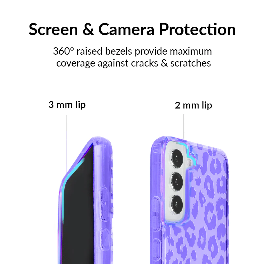 Electric Purple Leopard Samsung Case - Image 39