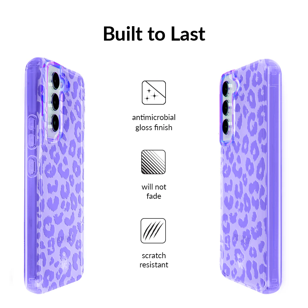 Electric Purple Leopard Samsung Case - Image 40
