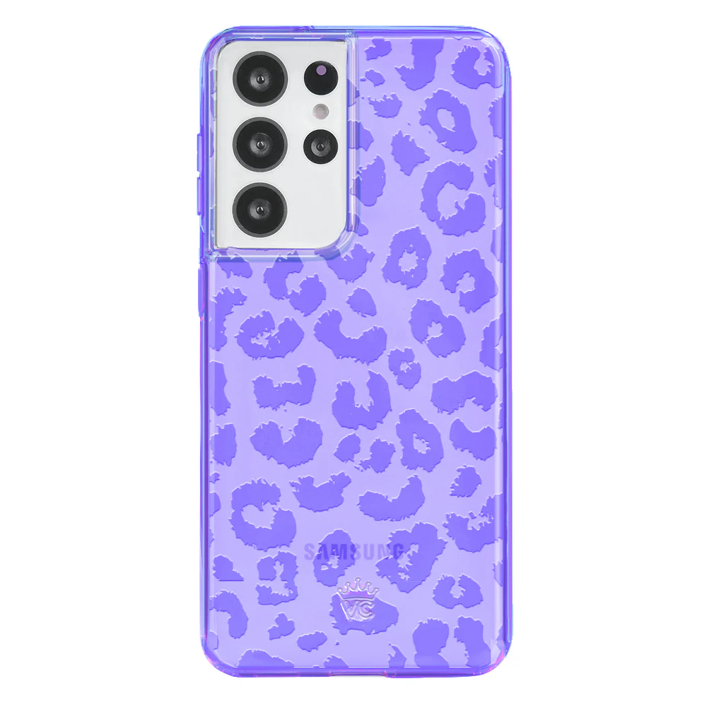 Electric Purple Leopard Samsung Case - Image 42