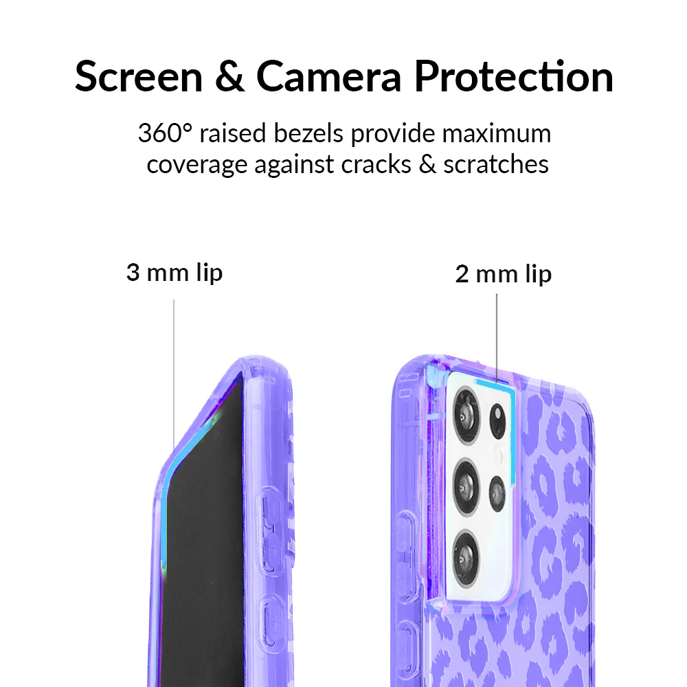 Electric Purple Leopard Samsung Case - Image 43