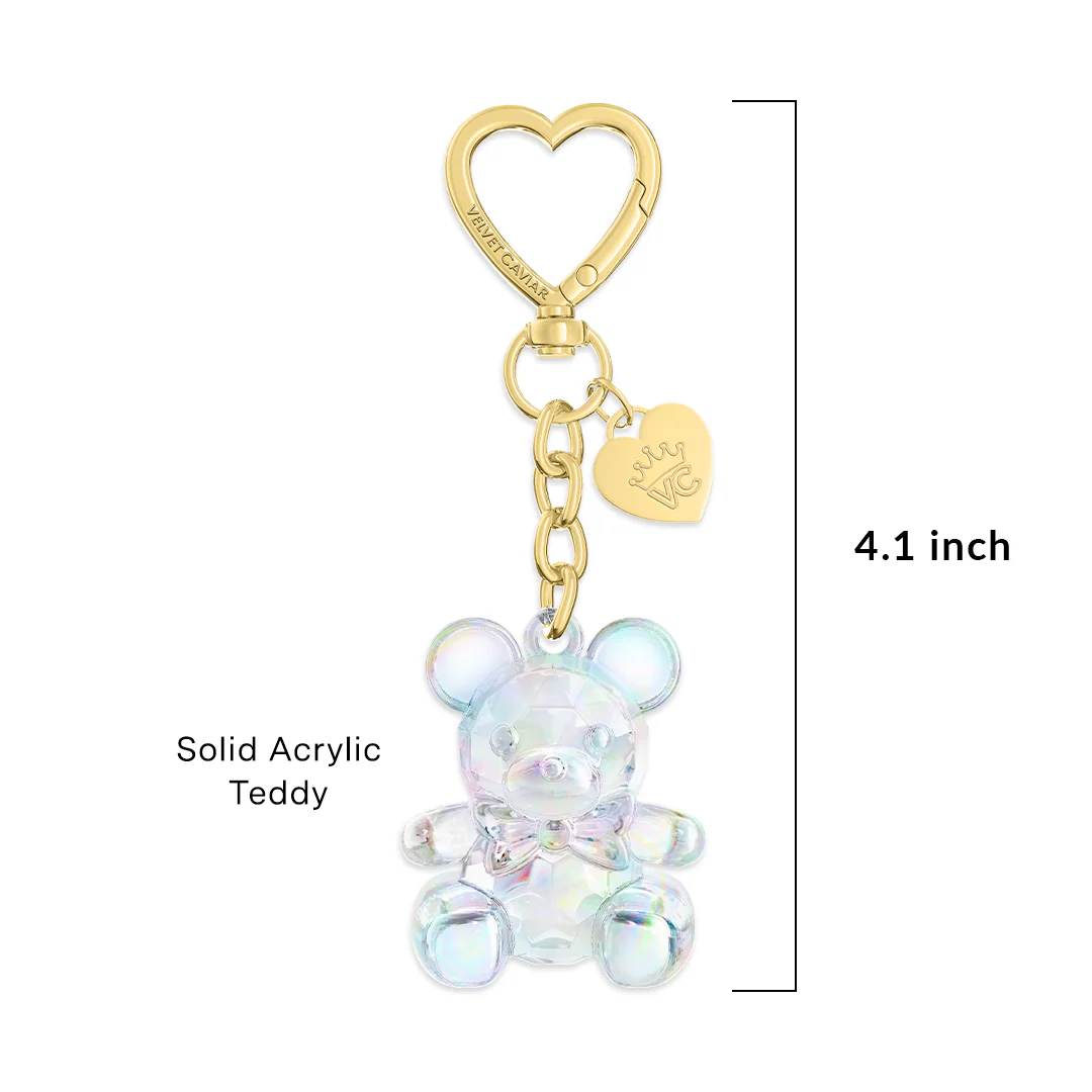 Opal Teddy Bag Charm - Image 4