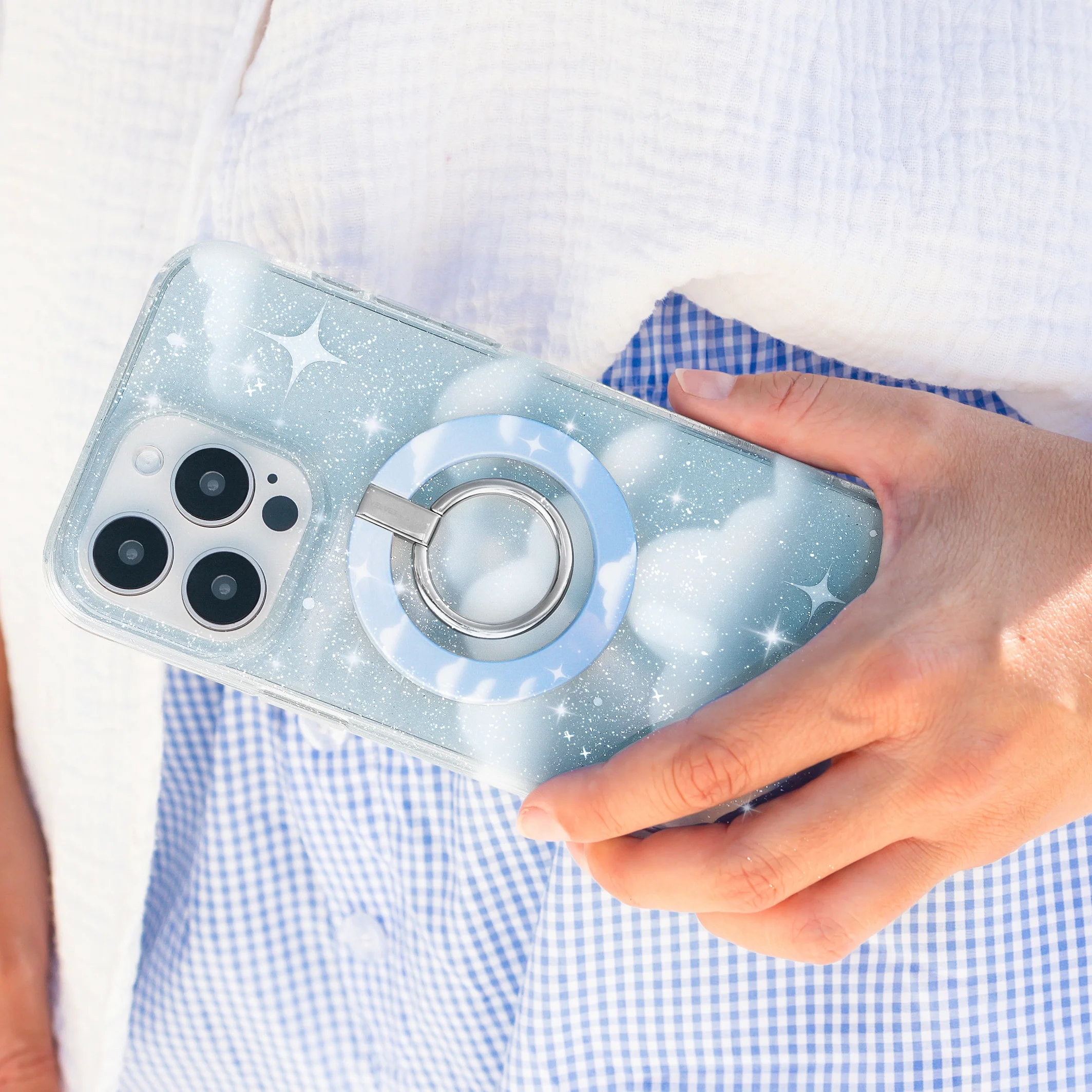 In the Clouds Stardust MagSafe Grip Ring - Image 2