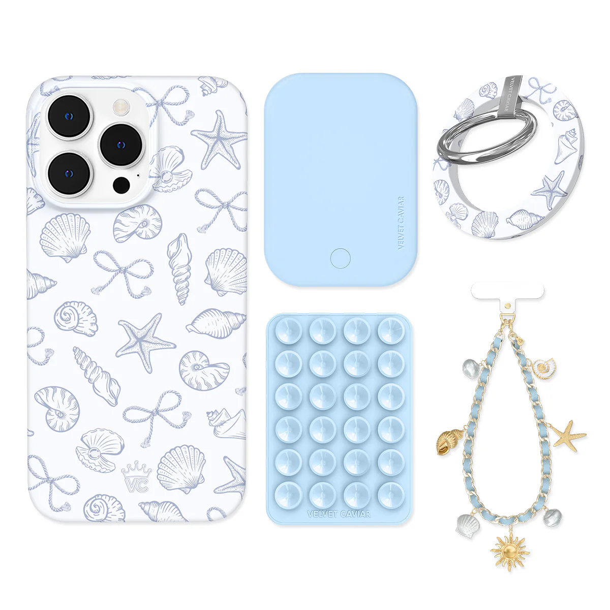 Coastal Seashells iPhone Bundle Set - Grip - Image 10