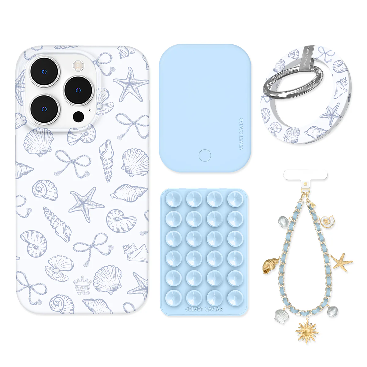Coastal Seashells iPhone Bundle Set - Grip - Image 11
