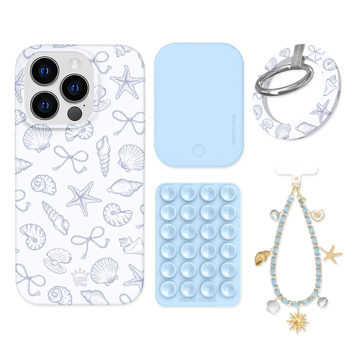 Coastal Seashells iPhone Bundle Set - Grip - Image 14
