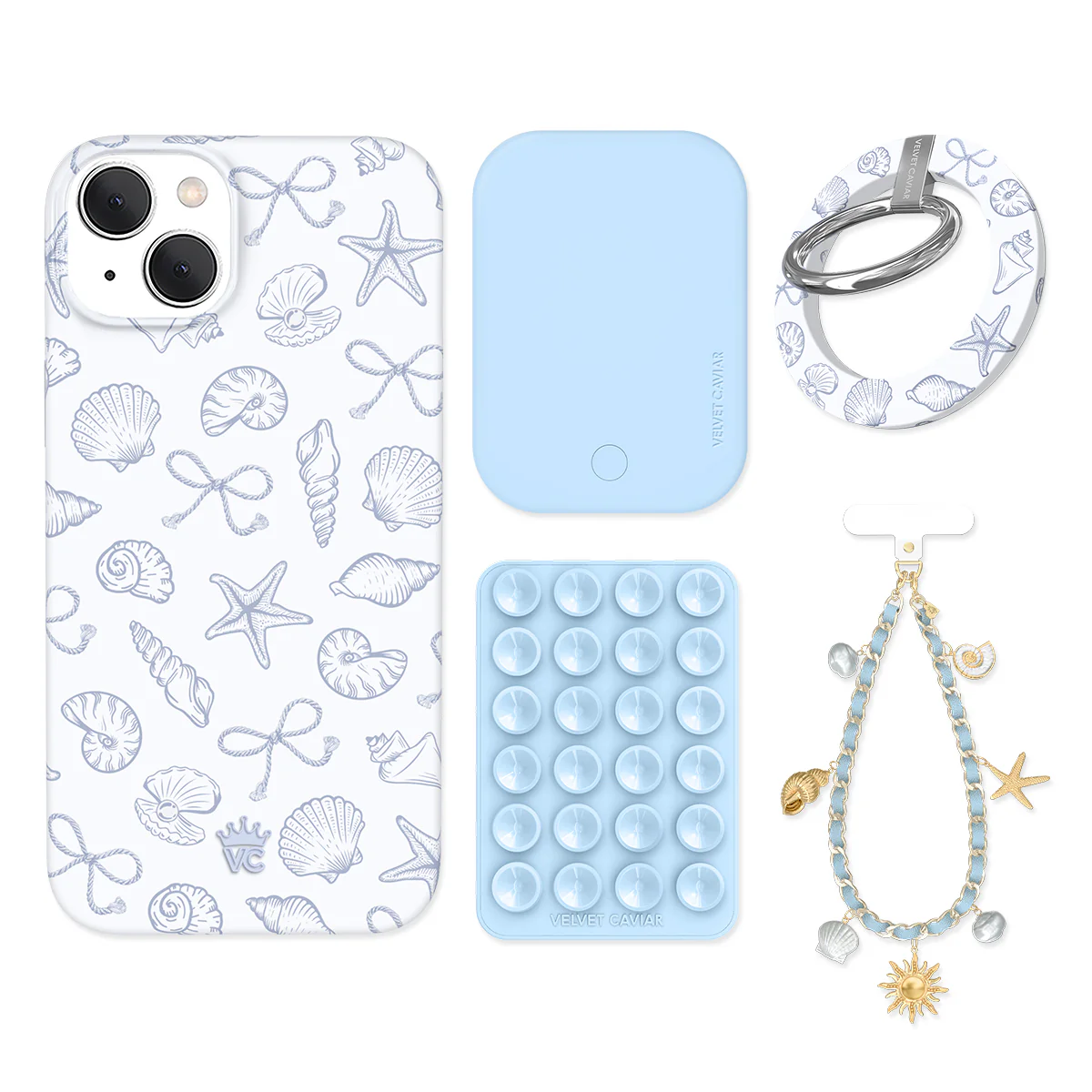 Coastal Seashells iPhone Bundle Set - Grip - Image 5