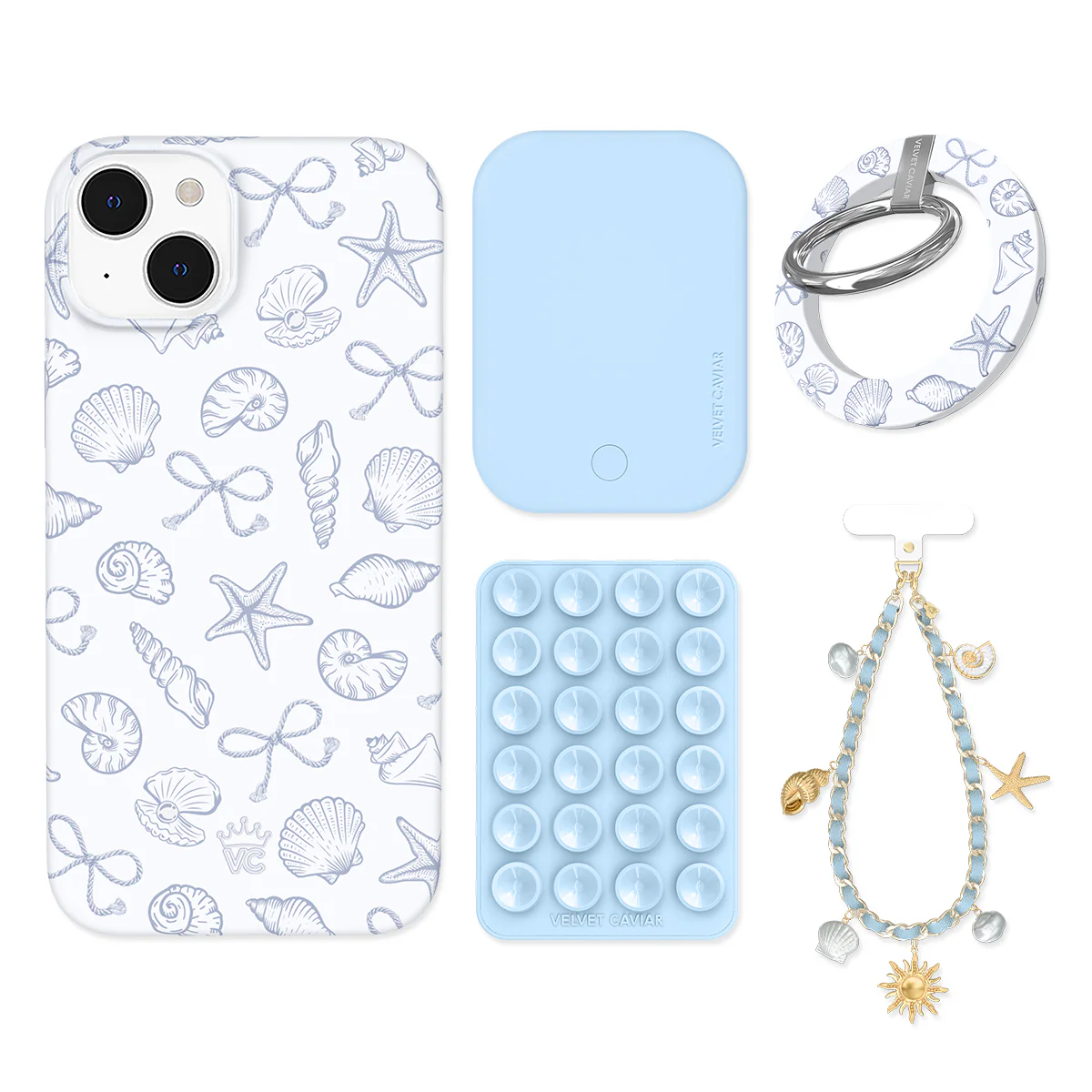 Coastal Seashells iPhone Bundle Set - Grip - Image 9