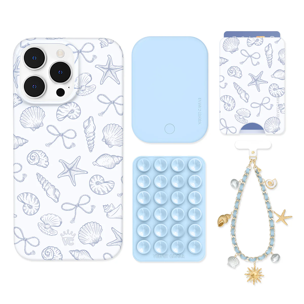 Coastal Seashells iPhone Bundle Set - Wallet - Image 10
