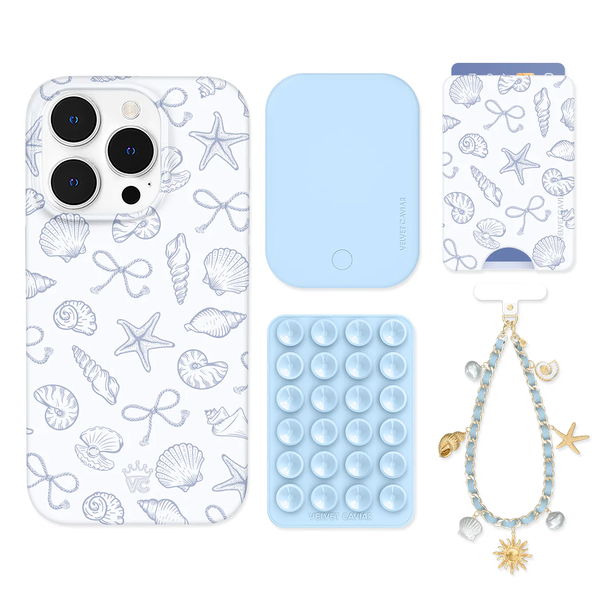 Coastal Seashells iPhone Bundle Set - Wallet - Image 11