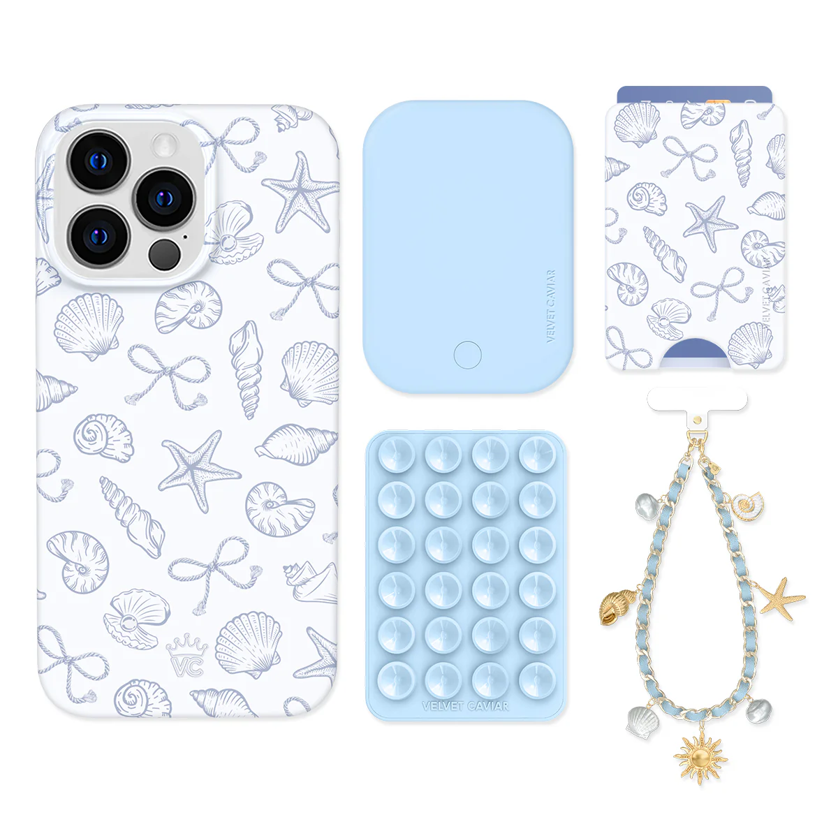 Coastal Seashells iPhone Bundle Set - Wallet - Image 13