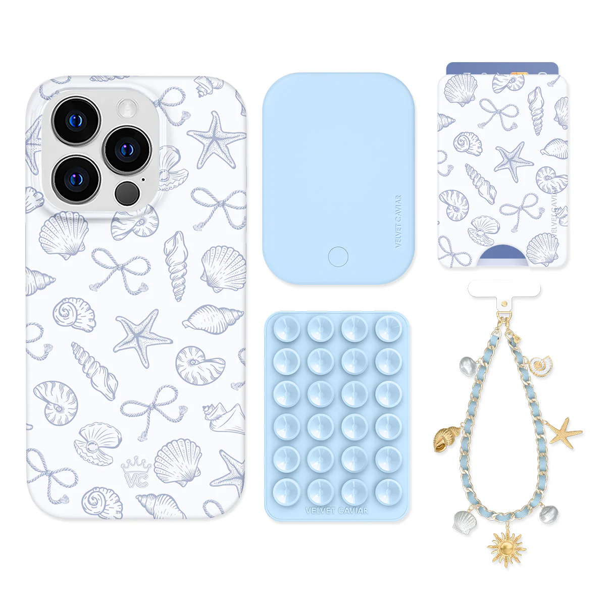 Coastal Seashells iPhone Bundle Set - Wallet - Image 14