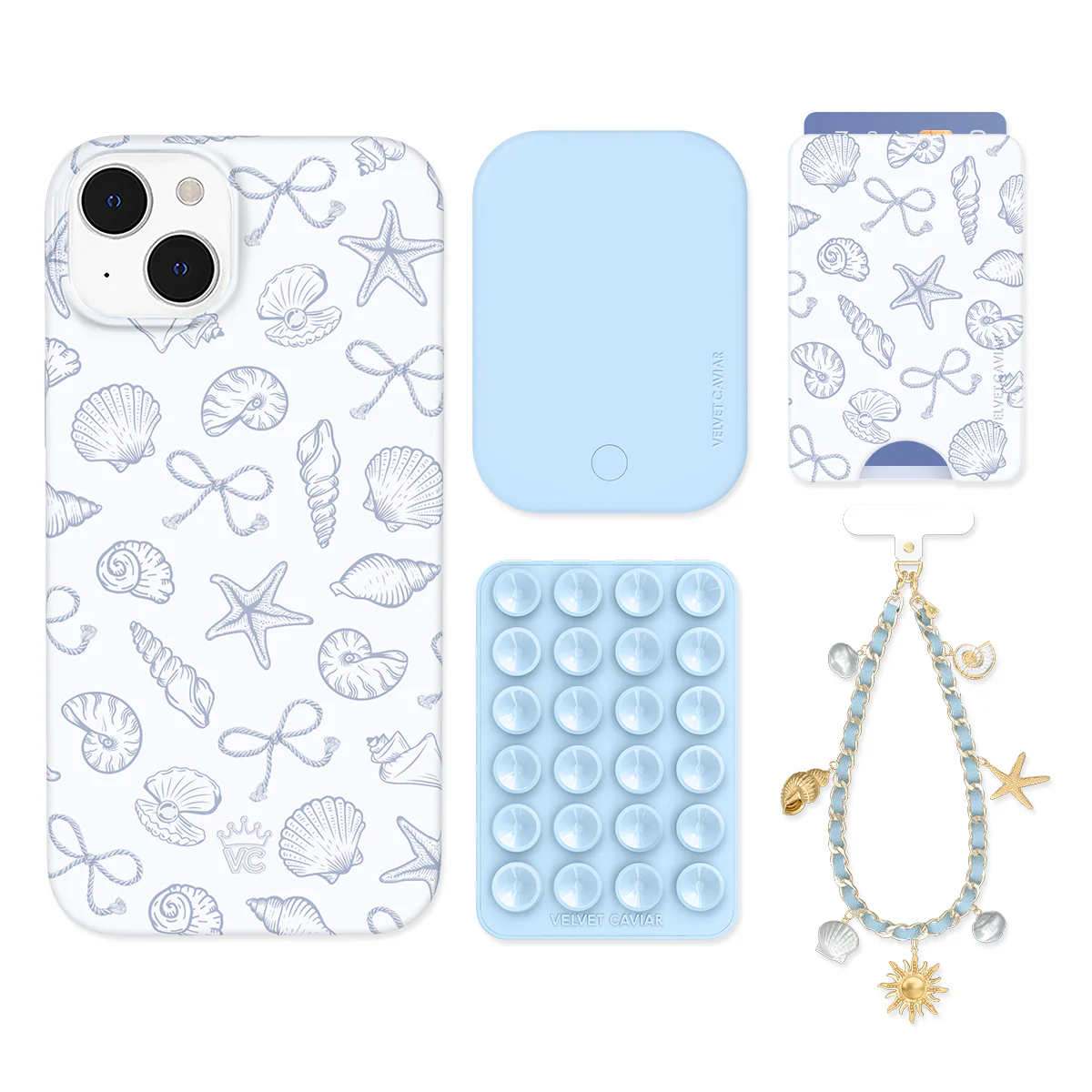 Coastal Seashells iPhone Bundle Set - Wallet - Image 15