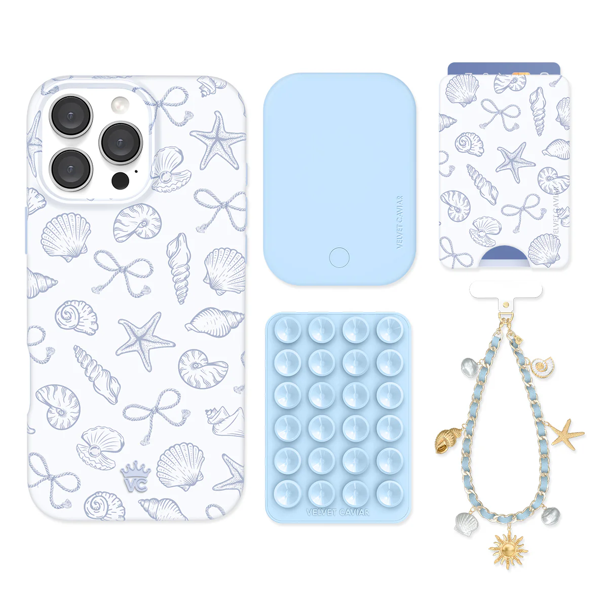 Coastal Seashells iPhone Bundle Set - Wallet - Image 2