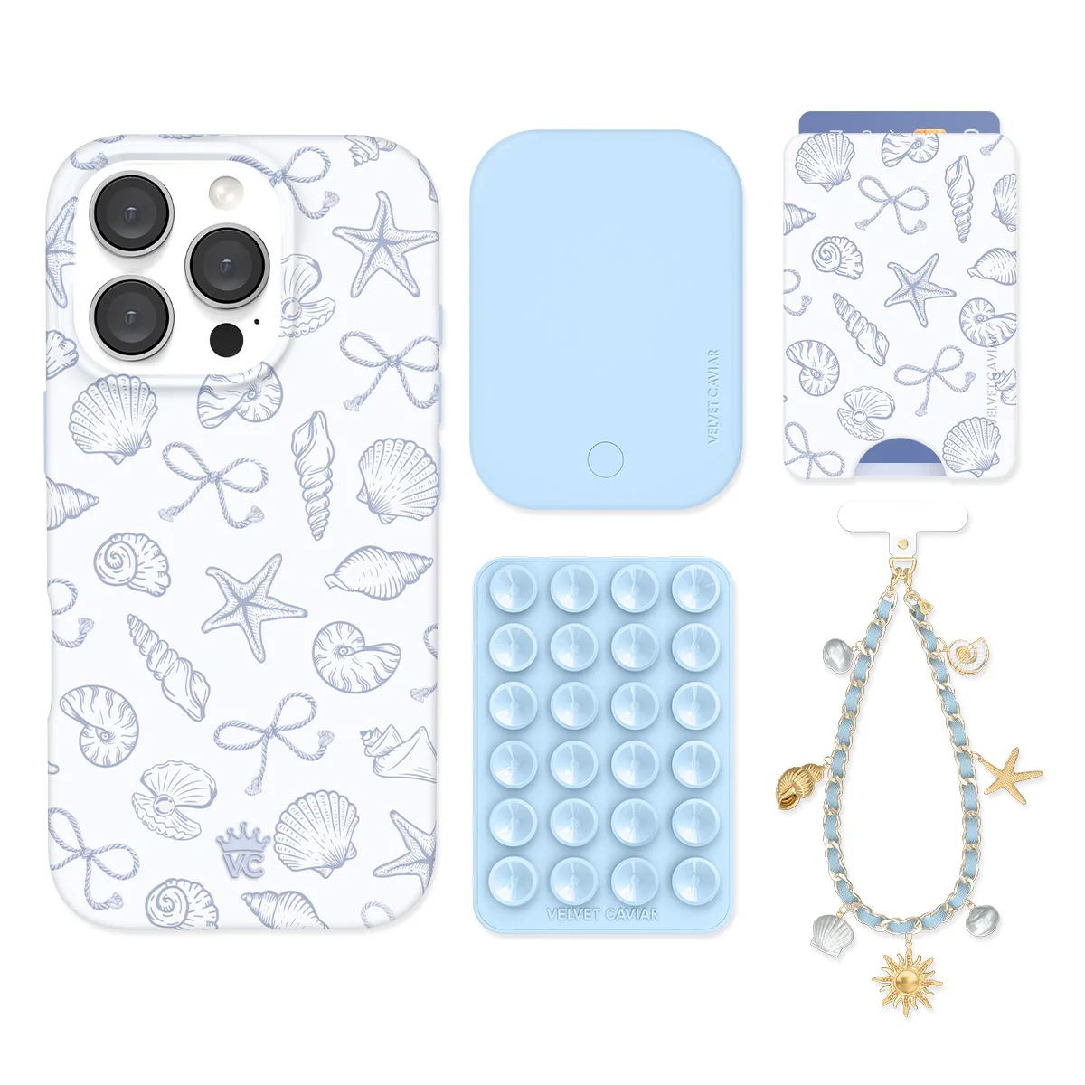 Coastal Seashells iPhone Bundle Set - Wallet - Image 3