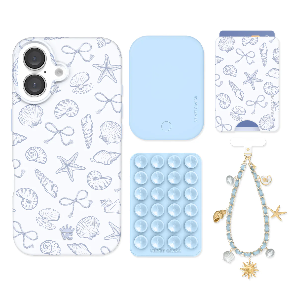 Coastal Seashells iPhone Bundle Set - Wallet - Image 4