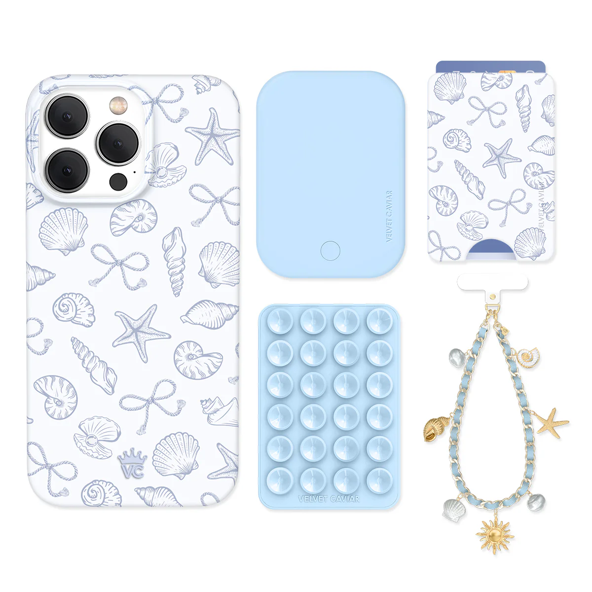 Coastal Seashells iPhone Bundle Set - Wallet - Image 6