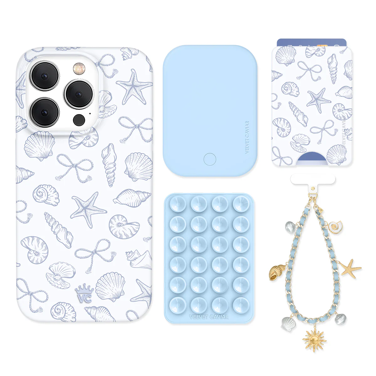 Coastal Seashells iPhone Bundle Set - Wallet - Image 7