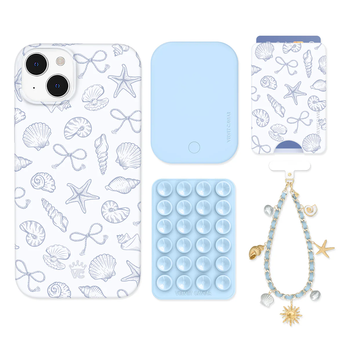 Coastal Seashells iPhone Bundle Set - Wallet - Image 9
