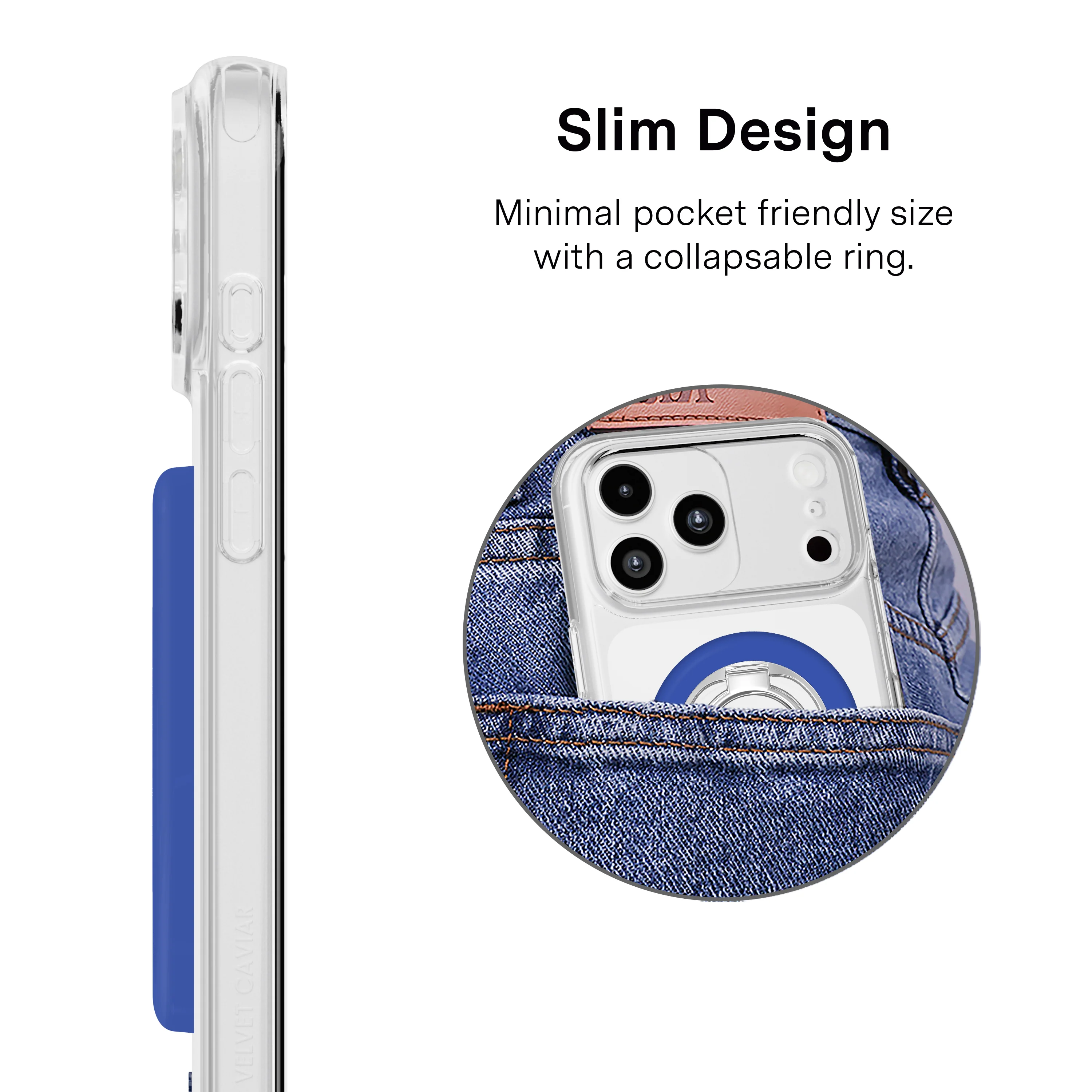Cobalt Blue MagSafe Grip Ring - Image 4