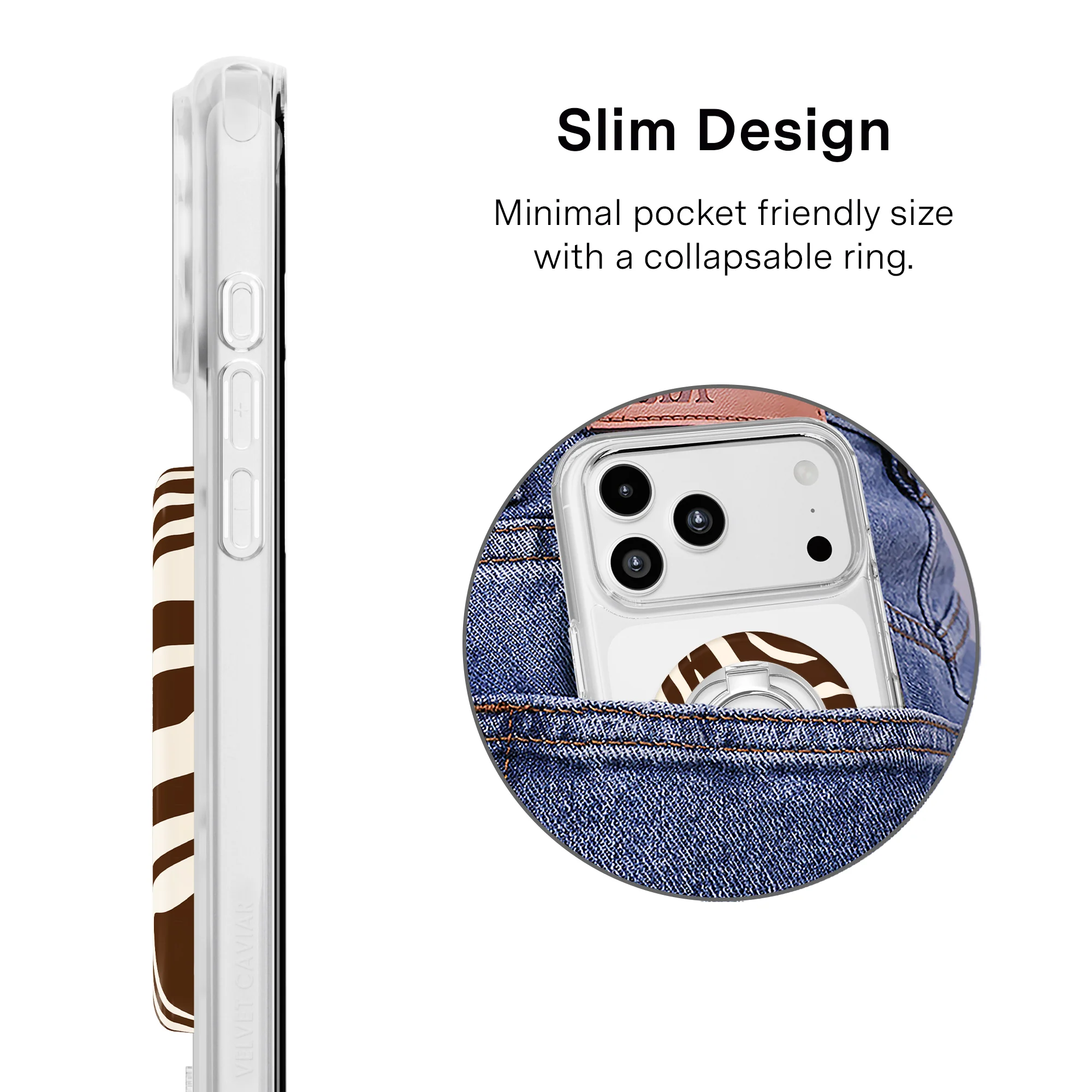 Coco Zebra MagSafe Grip Ring - Image 3