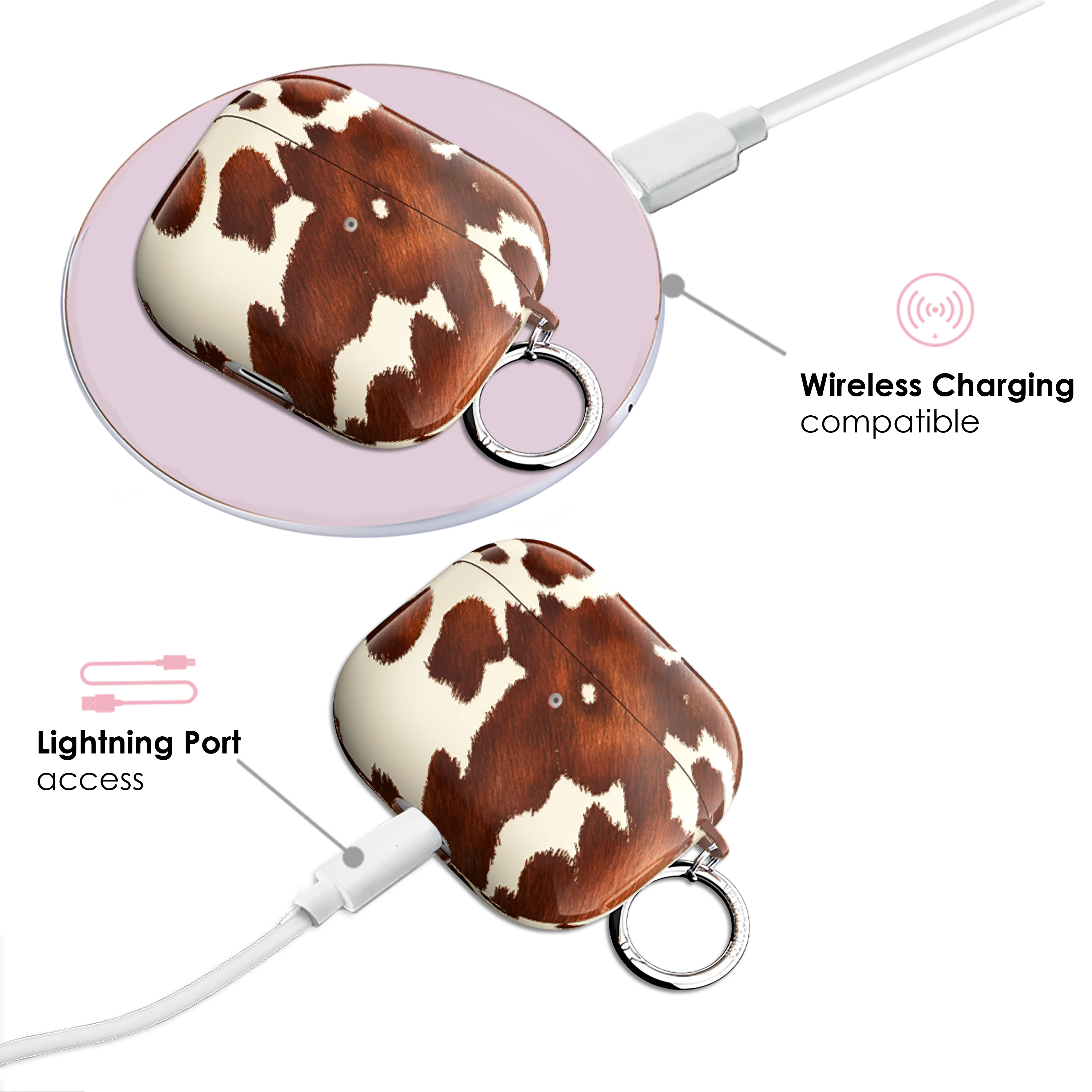 Cocoa Cow AirPod Case - Image 14