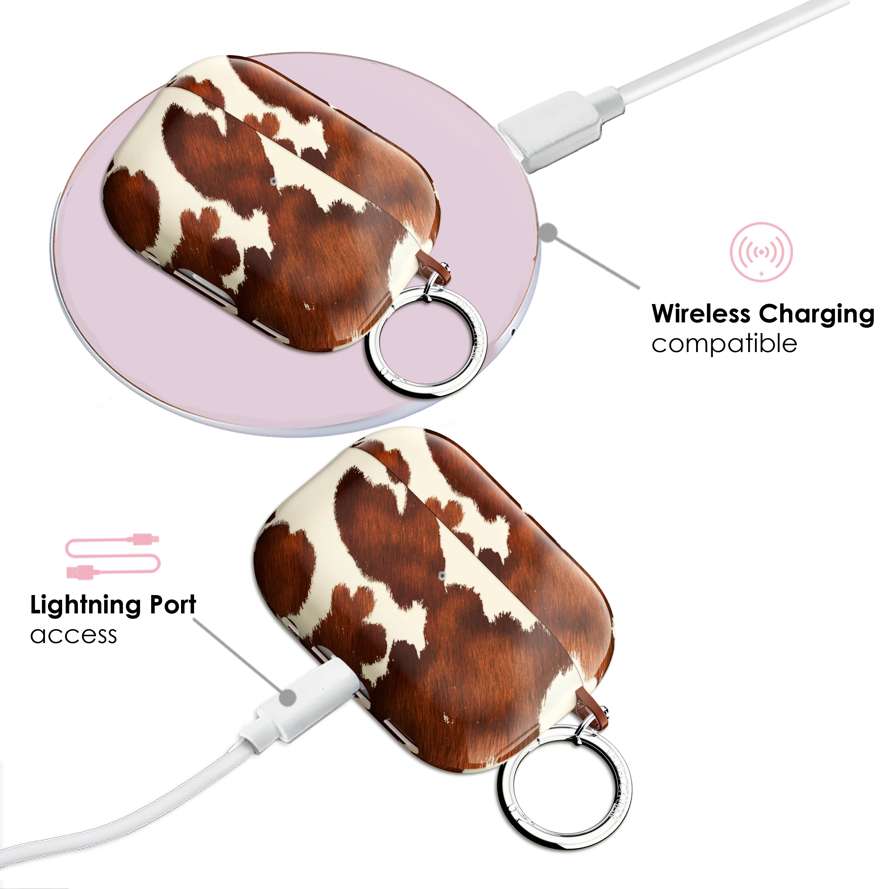 Cocoa Cow AirPod Case - Image 9