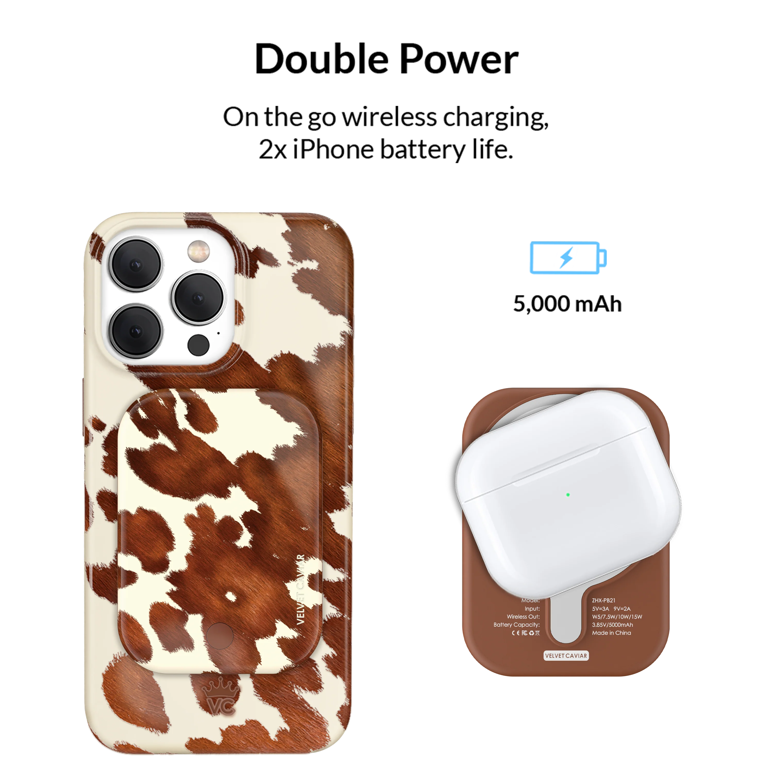Cocoa Cow MagSafe Battery Power Pack - Image 3