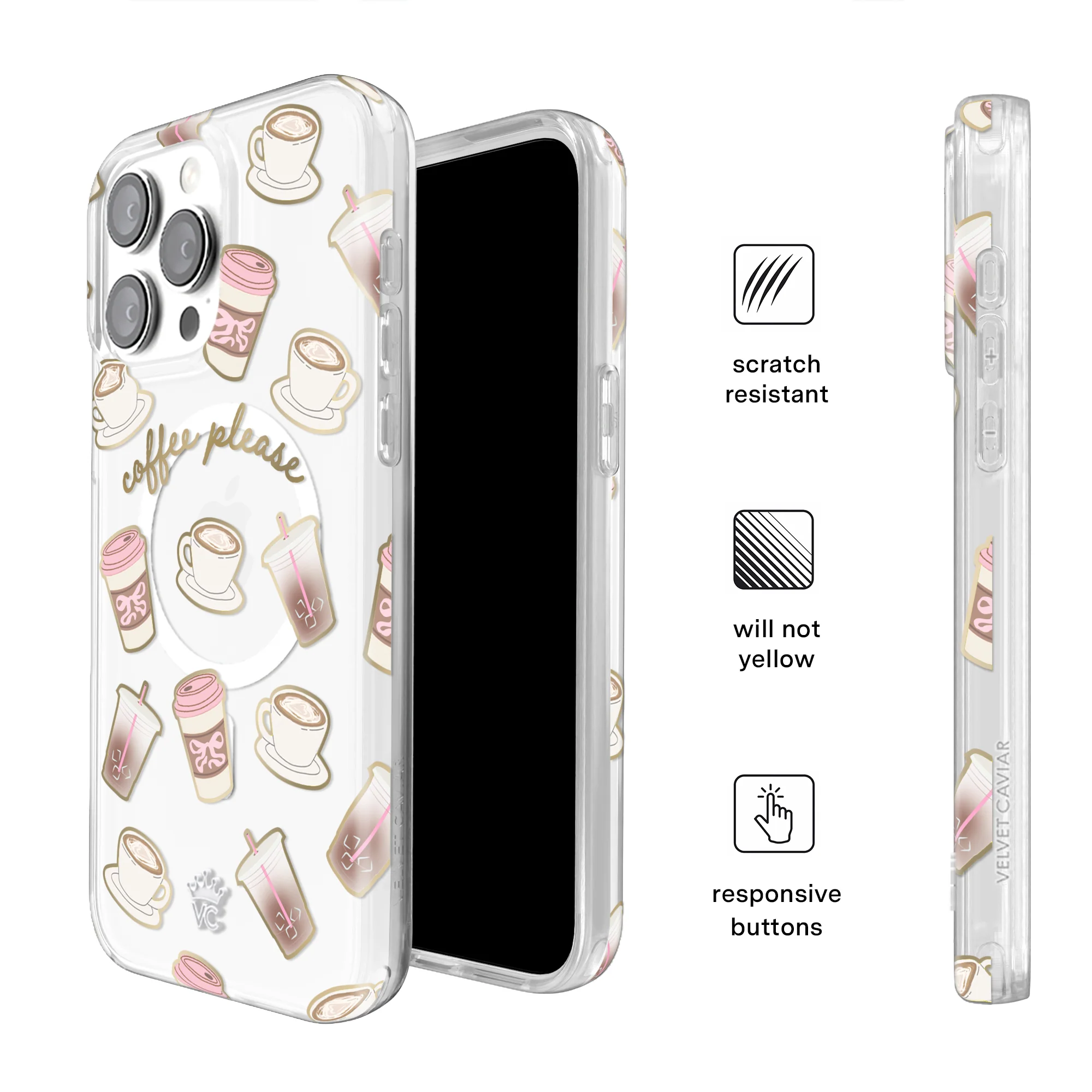Coffee Please iPhone Case - Image 35