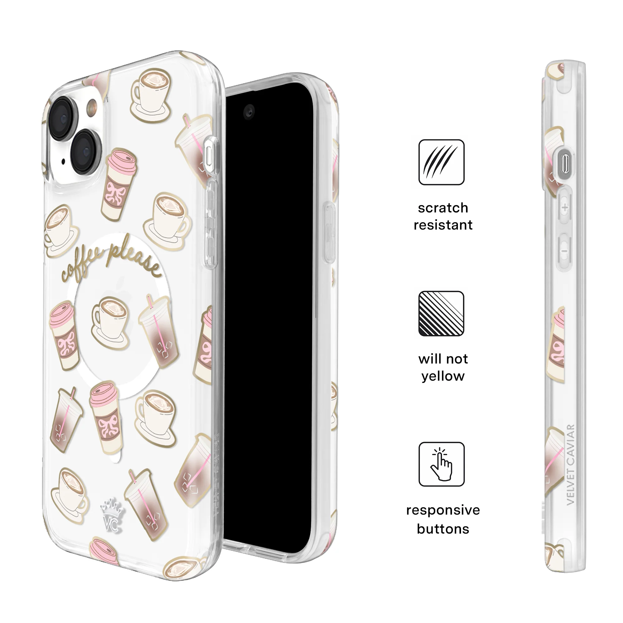 Coffee Please iPhone Case - Image 40