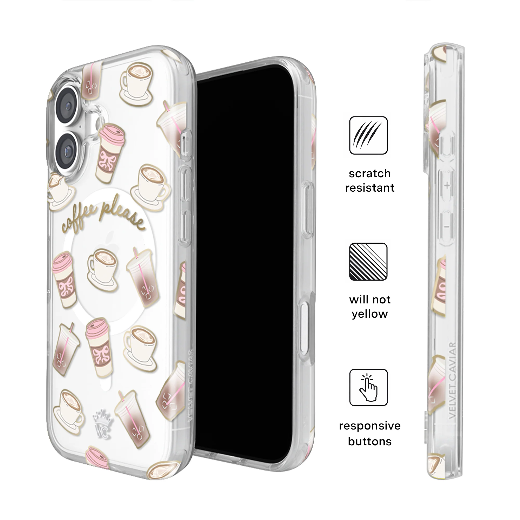 Coffee Please iPhone Case - Image 60