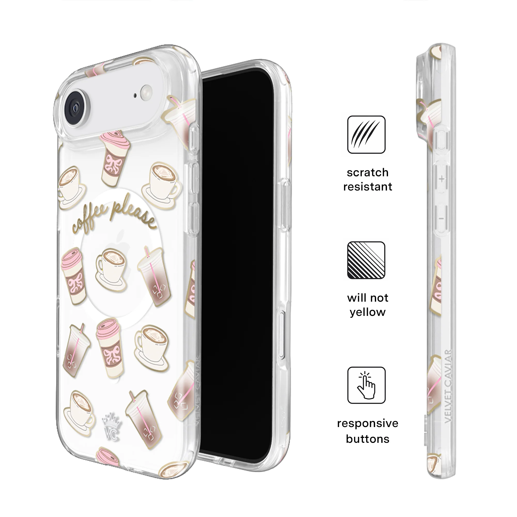 Coffee Please iPhone Case - Image 65