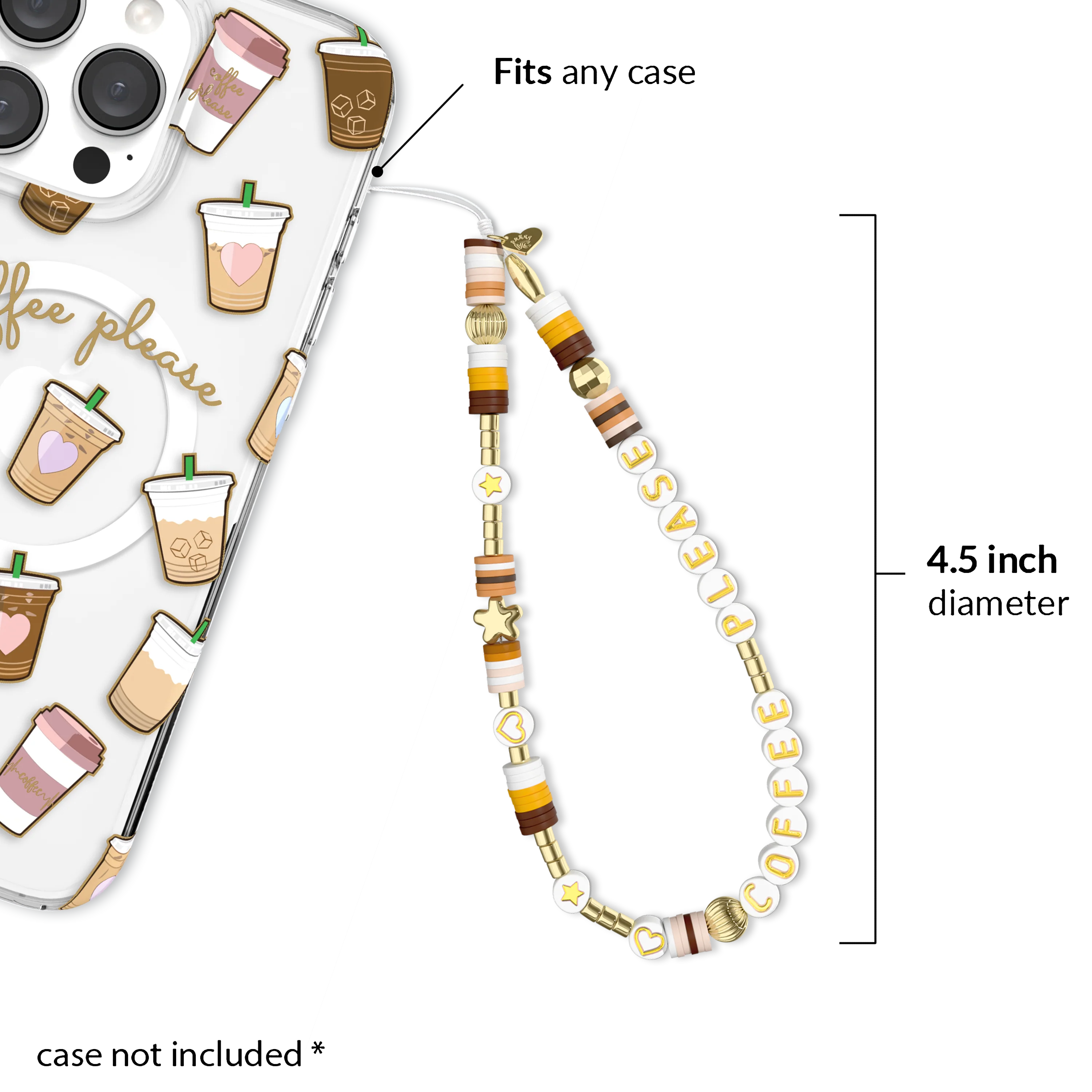 Coffee Please Phone Charm - Image 3