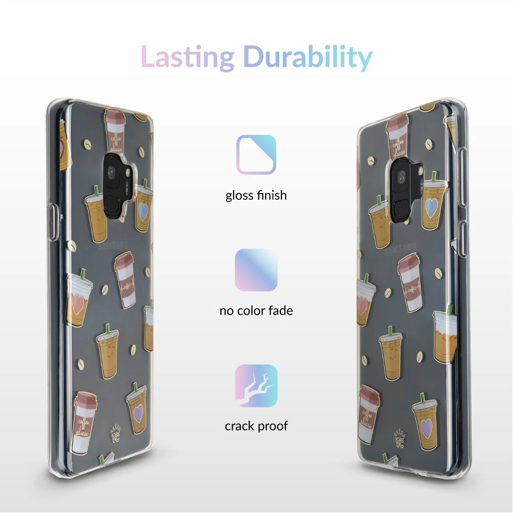 Coffee First Clear Samsung Galaxy Case - Image 10