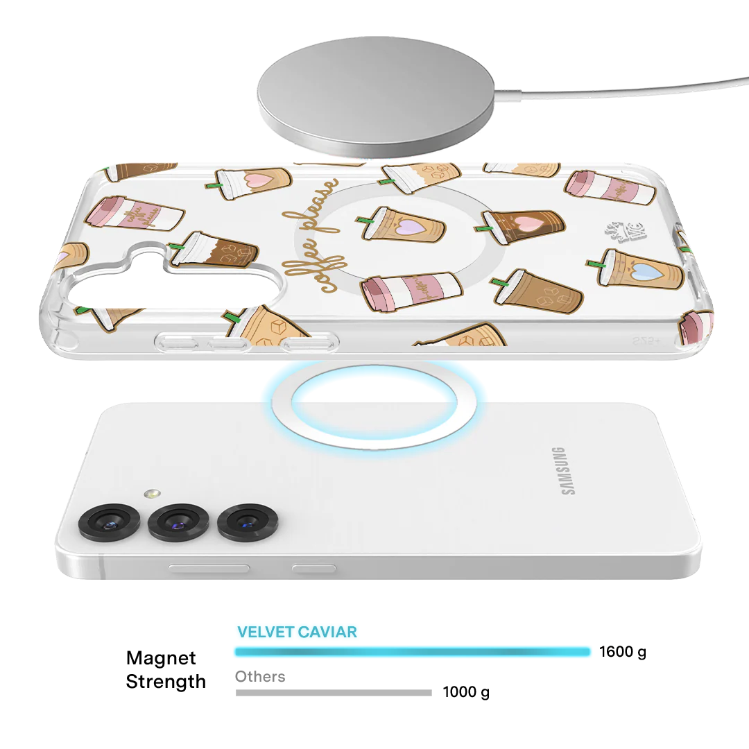 Coffee First Clear Samsung Galaxy Case - Image 117