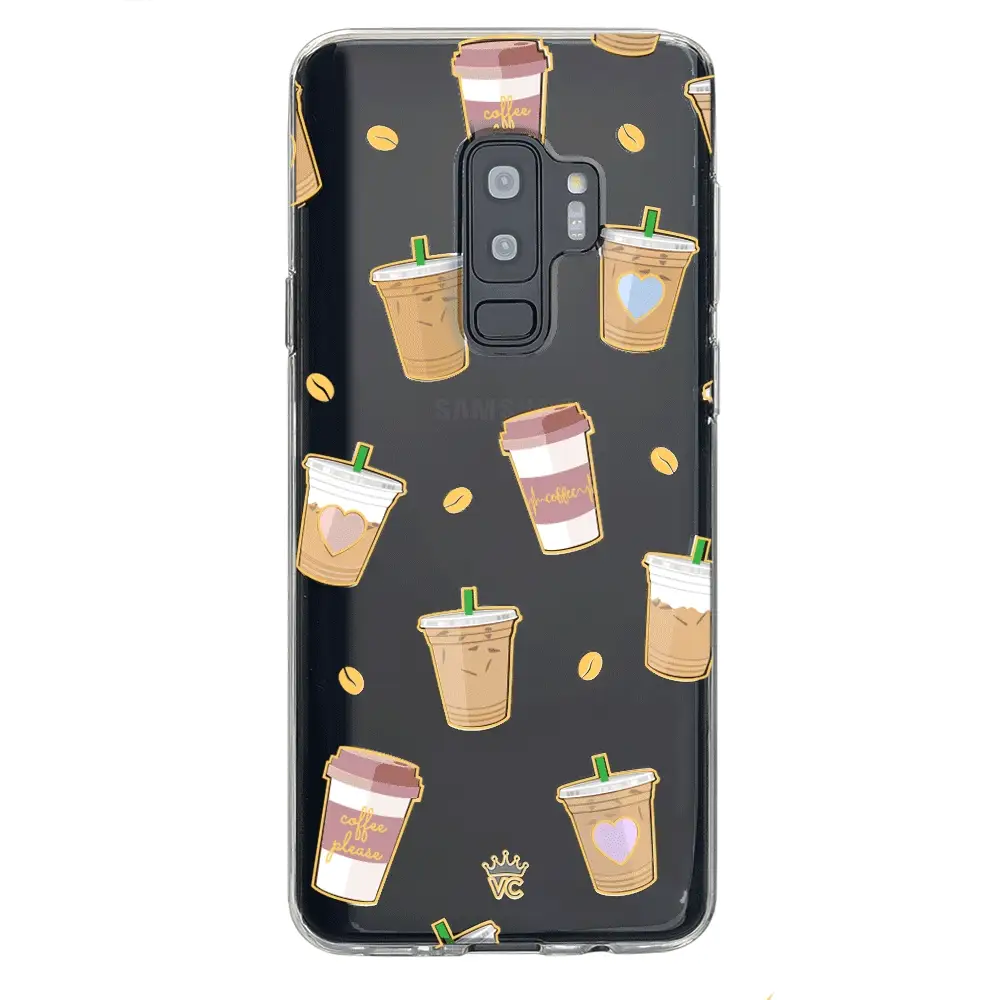 Coffee First Clear Samsung Galaxy Case - Image 12