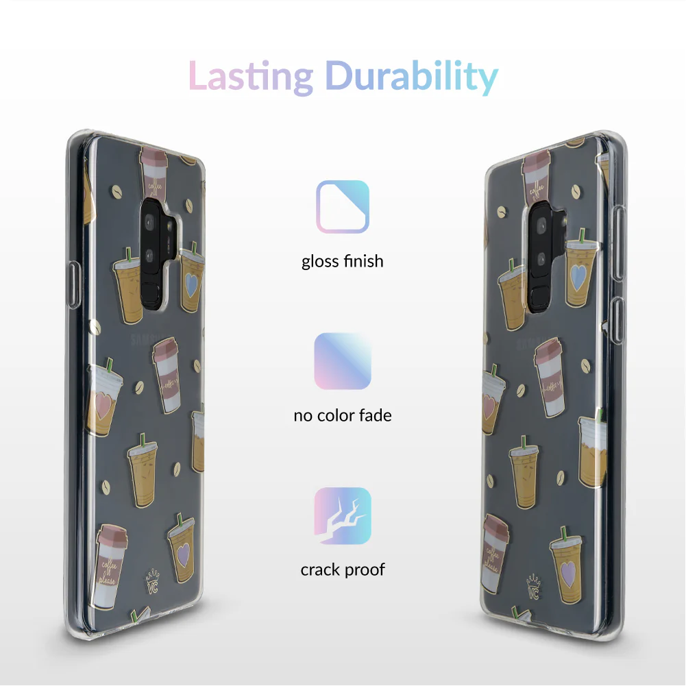 Coffee First Clear Samsung Galaxy Case - Image 15